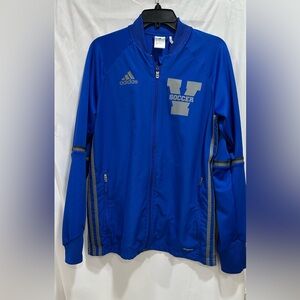 Adidas Women’s Climacool Soccer Blue Jacket‎ Size M